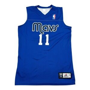 Dallas Mavericks Jersey Youth Large Blue NBA Basketball Alleson 11 Reversible
